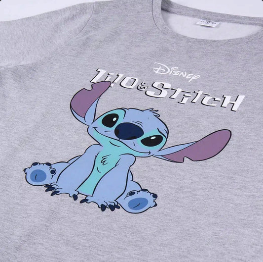 Stitch - Pull Unisexe Gris Vêtements CerdaGroup 