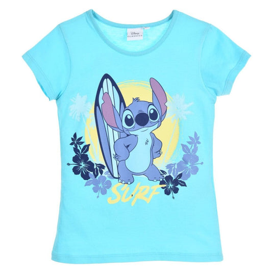 Stitch - T-shirt bleu ciel 6 ans T-shirt Disney Shop | Anylem Beauty 