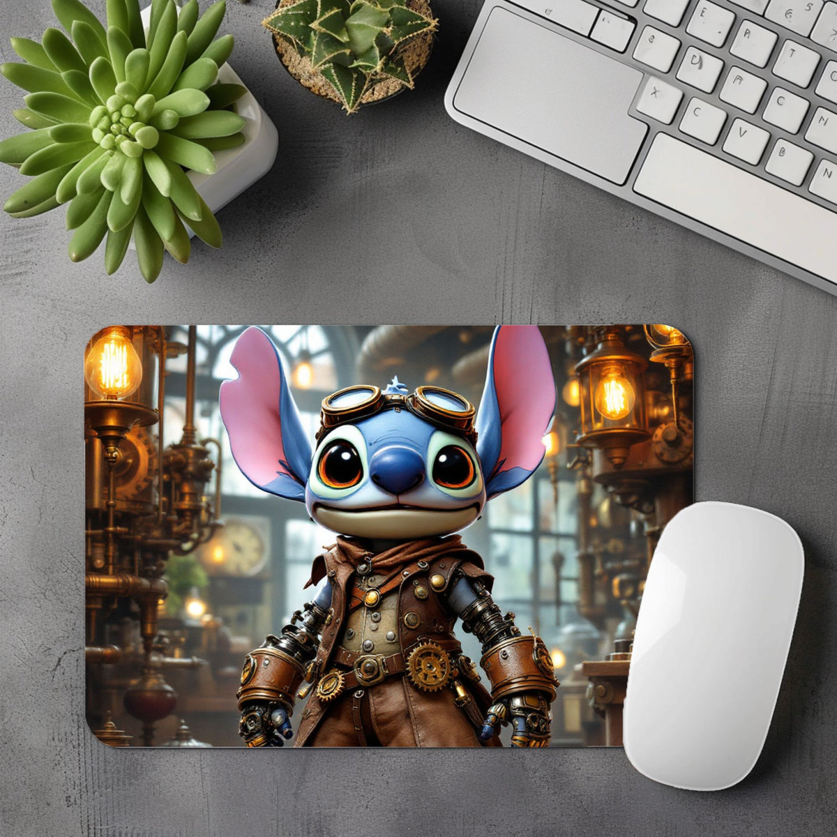 Stitch - Tapis de souris | Steampunk Tapis de souris Disney Shop | Anylem Beauty 