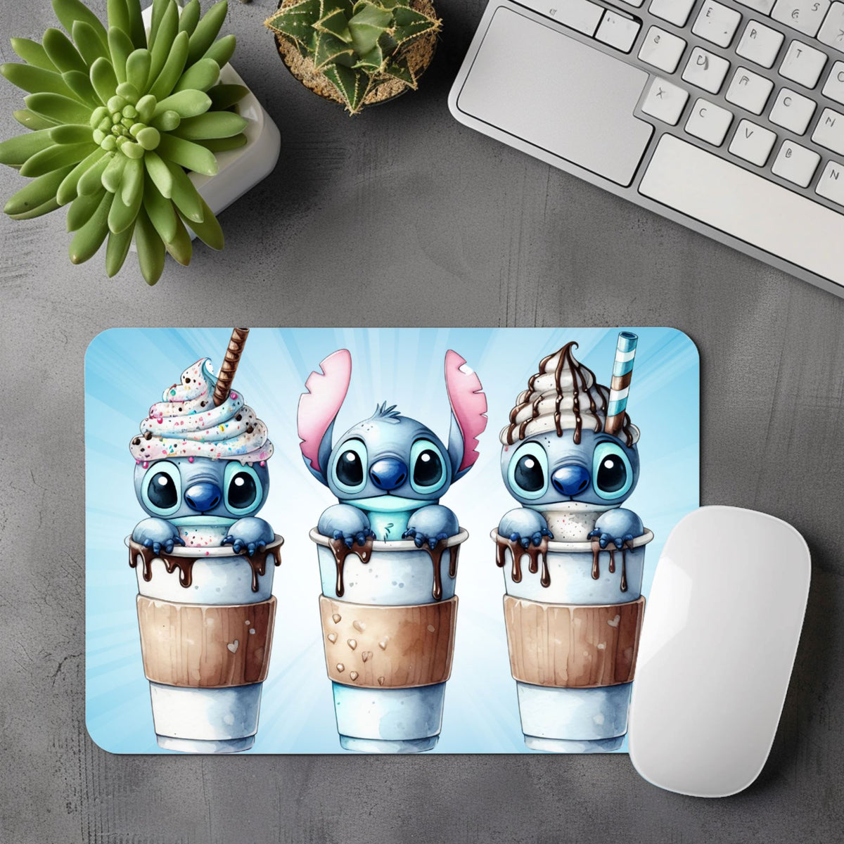 Stitch - Tapis de souris | Triple Milkshake Tapis de souris Disney Shop | Anylem Beauty 