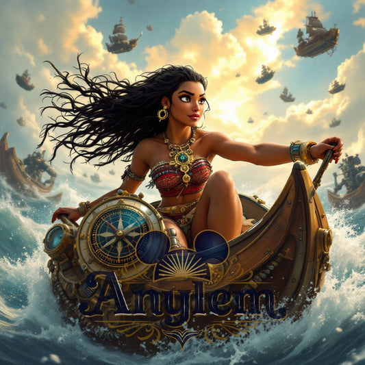Vaiana - Personnalisation | Steampunk Personnalisation Disney Shop | Anylem Beauty 