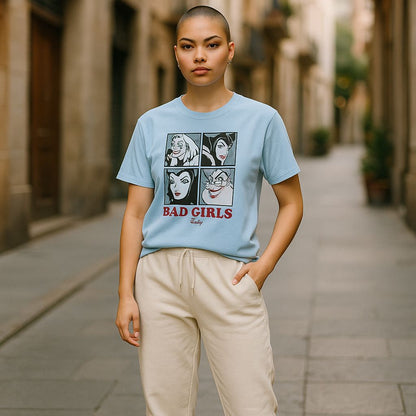 Villains - T-shirt bleu ciel | Taille M T-shirt Disney Shop | Anylem Beauty 