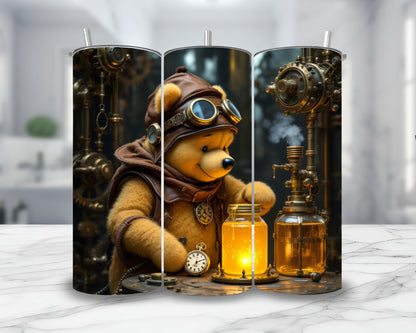 Winnie - Thermos en acier inoxydable 600ml | Steampunk Thermos inoxydable Disney Shop | Anylem Beauty 